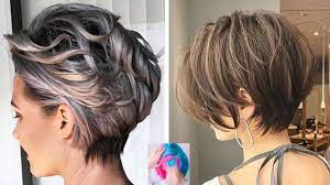 For this style, the hair is very short around the sides and long on the top. Lovely Short Hairstyles For Women Hot Trend Women Short Haircut 16 Youtube