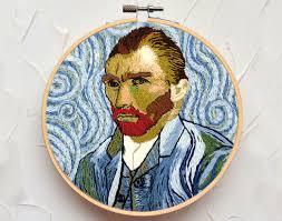 Needlework Portrait