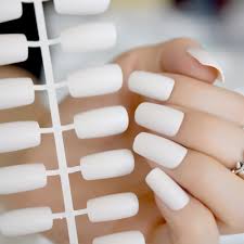 Conjunto De Pontas De Unhas Falsas Faca Voce Mesmo Imprensa Para Unhas Brancas Ou Mates Tamanhos Medios Dicas De Manicure De Alta Qualidade 24 Contagens Unhas Posticas Aliexpress