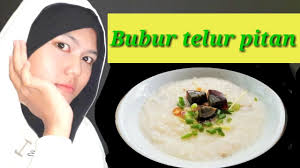 Kunig telur ayam kampung yang dicampur bubur panas membuat citarasa telur 1/2 matang dan pastinya sehat untuk terutama kita yang aktif berolahraga. Resep Bubur Telur Pitan Enak Century Egg Congee Recipe Youtube