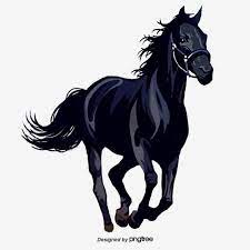 Blue And Black Horse Hand Painted Elements Horse Black And White Running Hand Painted Png Transparent Clipart Image And Psd File For Free Download Black Horse Horses Blur Background In Photoshop