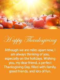 The date set aside for celebration of the thanksgiving holiday has changed not once, but twice in u.s. Miles Apart Happy Thanksgiving Card For Friends Birthday Greeting Cards By Davia