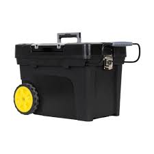 Stanley 24 In 17 Gallon Mobile Tool Box 033026r The Home Depot Mobile Tool Box Stanley Tool Box Tool Box