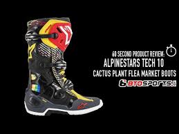 Learn the history of cpfm designed by cynthia lu worn by pharrell, a$ap rocky and kids see ghosts. Alpinestars Tech 10 Cactus Plant Flea Market Boots Bto Sports 60 Second Product Review Youtube