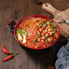 Ladle broth into the bowl and garnish with cilantro, scallions, a squeeze of lime, and fried shallots. China Cheap Price Vegan Spicy Sour Glass Noodles Spicy Sour Soup Vermicelli Ruisheng Manufacture And Factory Ruisheng