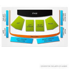 Center For The Arts Of Homer 2019 Seating Chart