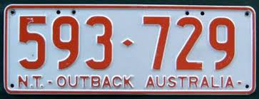 Northern Territory Outback Australia License Plate Outback Australia Automotive Art