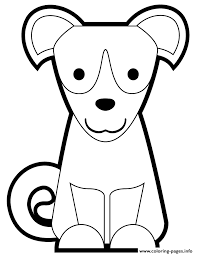 Foster the literacy skills in your child with these free, printable coloring pages that can be easily assembled into a book. Cute Puppy Sitting Coloring Pages Printable