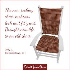 Checkers Red And Tan Farmhouse Rocking Chair Cushions Rocking Chair Cushions Farmhouse Rocking Chairs Chair Cushions