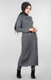 Modelleri Tesettur Triko Tunik Uzun Uzun Tesettur Triko Tunik Modelleri In 2020 With Images Fashion Clothes Hijab Outfit