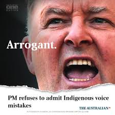 With his arrogance and...