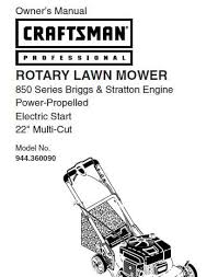 Download 3497 craftsman lawn mower pdf manuals. Rotary Lawn Mower