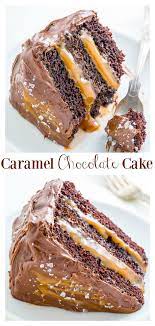 Salted Caramel Chocolate Cake Baker By Nature Recipe Desserts Delicious Cake Recipes Salted Caramel Chocolate Cake