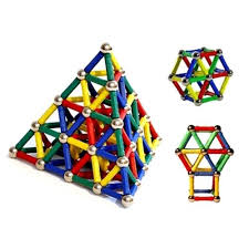 37 Parca Manyetik Lego Seti Magnastix Legolar Oyuncak Hobi