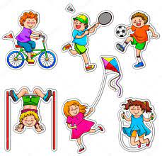 Los juegos recreativos para niños son ideales para compartir con los amigos y favorecen la interacción, el trabajo en equipo y otros aspectos importantes. Activities Vectores Graficos Imagenes Vectoriales Depositphotos