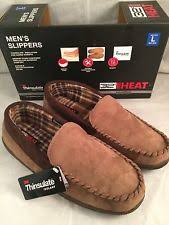 32 Degrees Heat Brown Memory Foam Indoor Outdoor Soles Mens