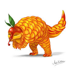 Creature Doodle 12 Mango Pangolin By Artkitt Creations On Deviantart Cute Food Drawings Doodles Cute Drawings