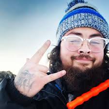 Ice fishing in North Dakota 😂