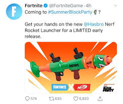 The rocket launcher is an explosive weapon in fortnite: Nerf Rocket Launcher Early Release Fortnite Zilliongamer