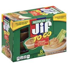 The danger in peanut butter lies in its high calorie content and fats that may. Jif Reduced Fat Creamy Peanut Butter To Go 8 Pk Shop Peanut Butter At H E B