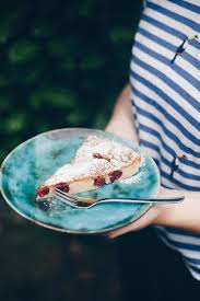 „ich mag eigentlich lieber die trockenen kuchen … Kirsch Clafoutis Backen Simpler Kuchen Fur Eine Kaffeepause