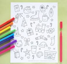 I'm sure you've noticed lately with all of the free coloring pages that i'm hooked on not only creating coloring pages, but coloring them as well. Kawaii Christmas Coloring Pages Kawaii Christmas Christmas Coloring Pages Christmas Colors