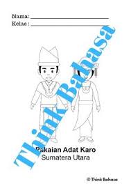 Cute coloring page with a dog holding a heart in his teeth. Indonesian Traditional Clothes Colouring Pages 34 Provinces By Think Bahasa