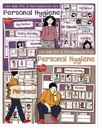 Personal Hygiene Visual Schedules And Support Boys And Girls Your Therapy Source Personal Hygiene Visual Schedules Social Story Creator