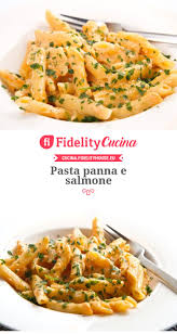 Pasta Panna E Salmone Ricetta Con Immagini Ricette Idee Alimentari Cibo Italiano