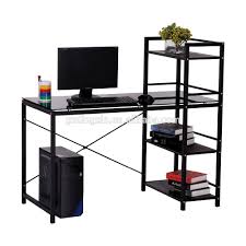 They also have plastic foot caps which ensure the floor to protect from any scratch. Metal Frame Computer Table Design L Shaped Black Tempered Glass Top Buy Glass Computer Table Computer Table Black L Shaped Computer Table Product On Alibaba Com