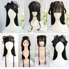 Handmade Chinese Ancient Cosplay Whole Hair Wig Hanfu Show Women Girl Headwear Ebay Chinese Hairstyle Wigs Princess Hairstyles
