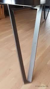 pied metallique pour table en metal in 2020 steel furniture design steel furniture metal table legs