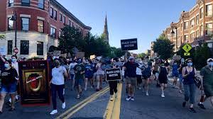 Juneteenth Rally Sees Hundreds Marching Through Brookline