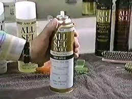Permed and teased to perfection. 80 S Ads All Set Hair Spray 1987 Youtube