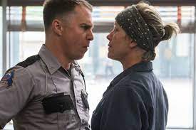 The billboards (three in succession) have caught her eye and she begins to slow down, finally coming to a halt on the highway. The Controversy Around Three Billboards Outside Ebbing Missouri Vox