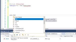 Filesystem behavior¶ originally, before the advent of pid namepsace, procfs was a global file system. Vs2017 E0135 Namespace Std Has No Member Filesystem Stack Overflow