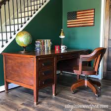 Vintage Office Desk Makeover Sweet Pea