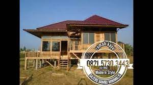 Memperkenalkan rumah kayu modern dengan bahan kayu lvl dari pt. 0821 5730 3443 Pelan Rumah Kayu 1 Tingkat Youtube