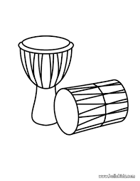 Kwanzaa Coloring Pages Drums Drum Drawing Coloring Pages Drums