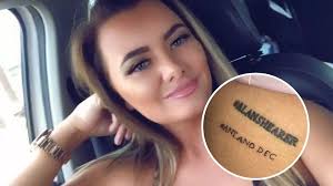 Gateshead lass reveals Ant and Dec tattoo in tribute to I'm A Celebrity  stars