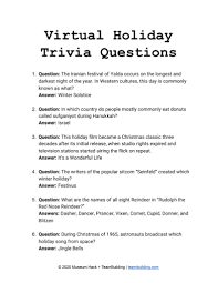If you can answer 50 percent of these science trivia questions correctly, you may be a genius. 25 Virtual Christmas Party Ideas In 2021 Holidays