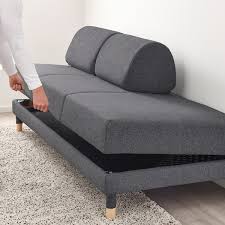 Schwarzes echtleder ecksofa echt leder kopfstützen rindsleder sofa couch. Flottebo Sofa Bed Gunnared Medium Grey 90 Cm Ikea