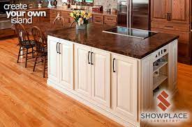 Art3d 3d wall panels pvc wave design v (32 sq.ft) chevron down. Kitchen Cabinet Islands Showplace Cabinetry