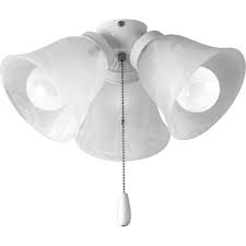 Most light kits are truly universal, though, and should work with your fixture. Progress Lighting Fan Light Kits Collection 3 Light White Ceiling Fan Light Kit P2642 30wb The Home Depot