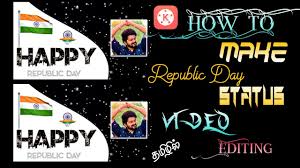 Everything that is really great and inspiring is created by the. Happy Republic Day 2021 Status Video Editing In Kinemaster Tamil Youtube