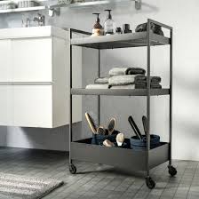 Optimierter Look Von Der Dusche Bis Zum Waschbecken Waschbecken Ikea Badschrank Badezimmer Wagen