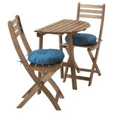 Tarno Tavolo 2 Sedie Da Giardino Acacia Nero Acciaio Mordente Grigio Tortora Mordente Marrone Chiaro Ikea It Outdoor Folding Chairs Folding Chair Wall Table