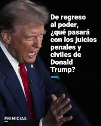 Jugando con el tiempo, el presidente electo de Estados Unidos, Donald  Trump, ha conseguido aplazar la mayoría de los juicios penales, y ahora  juzgarlo o que obtenga una sentencia podría ser imposible.