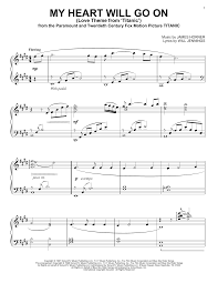 Dm c you are safe in my heart. Celine Dion My Heart Will Go On Sheet Music Pdf Notes Chords Pop Score Piano Solo Download Printable Sku 157452