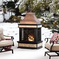 Choose one that connects to a propane tank, and you won't even have to. Outdoor Chimney Fireplace Wayfair